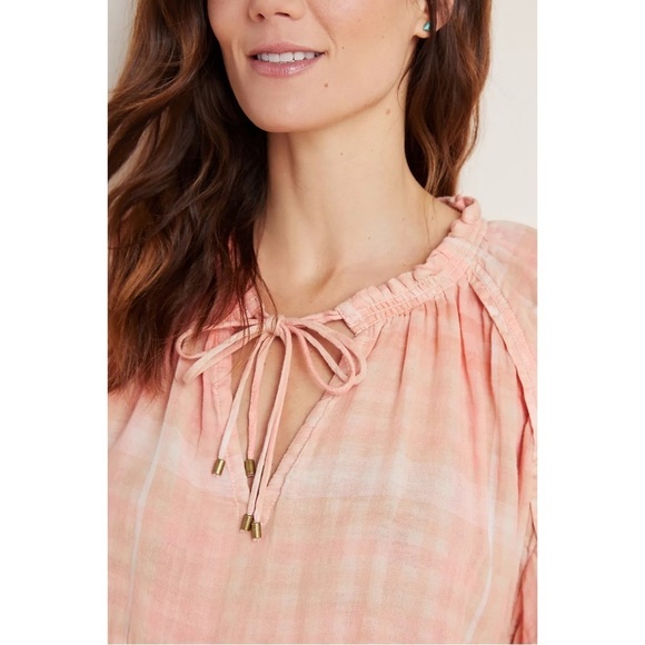 Anthropologie Pilcro The Bette Babydoll Blouse Top in 100% Cotton, Size Small - Picture 4 of 11